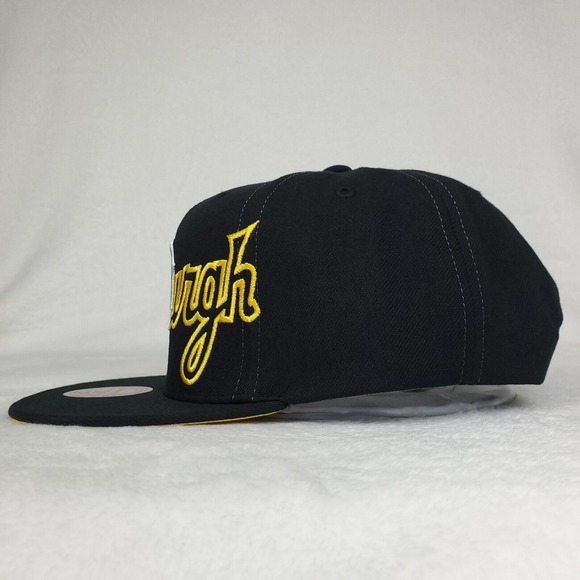 Pittsburgh Pirates Mitchell & Ness MLB Snapback Hat Cap 3D Logo Side‎ Logo NWT - Picture 6 of 8
